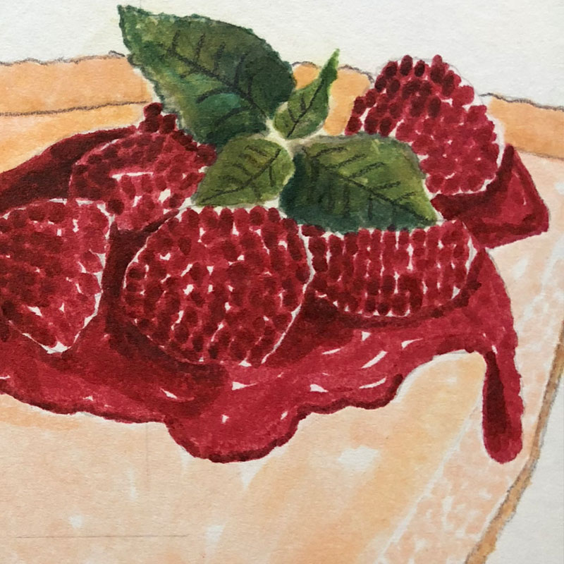 marker raspberry cheesecake